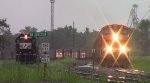 NS D76 waits on BNSF